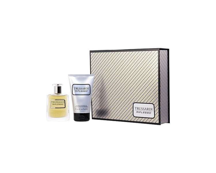 Trussardi Riflesso EDT Spray 1.7oz & Shampoo and Shower Gel 3.3oz