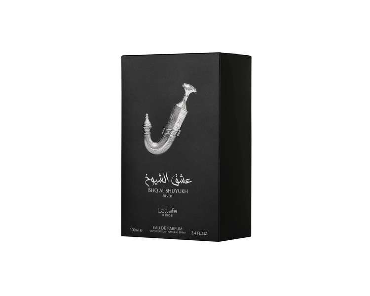 Ishq Al Shuyukh Silver Lattafa Pride Eau De Parfum 100ml
