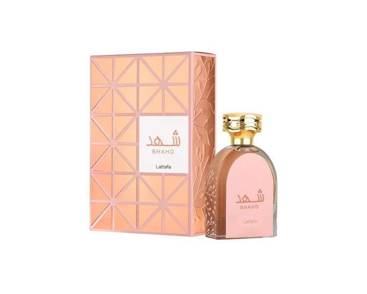 Shahd Eau de Parfum 100ml Almond Orange Jasmine White Florals Orris Tuberose Amber Vanilla Praline and Musk for Men and Women