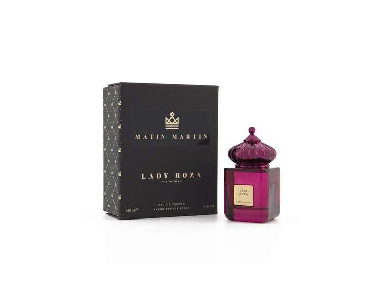 Lady Roza Eau de Parfum for Women Litch Rhubarb Bergamot Intense Refined Scent Boutique Signature Arabian Perfumery by Matin Martin
