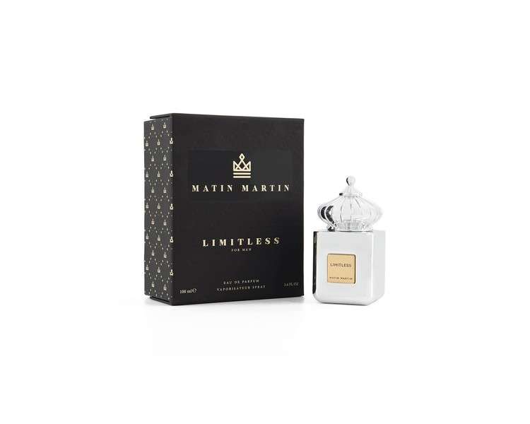 Limitless Eau de Parfum for Men Juniper Berry Blood Orange Citruses Intense Long Lasting Scent Signature Arabian Perfumery by Matin Martin