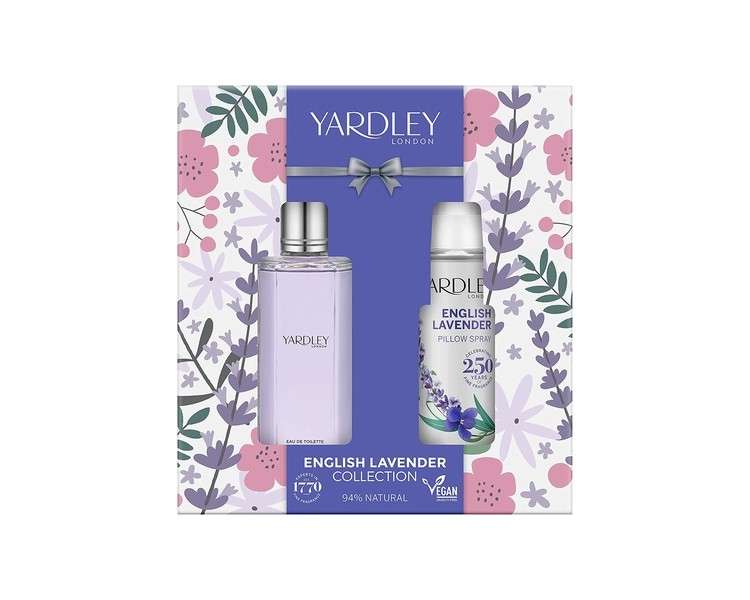 Yardley Of London English Lavender Edt & Pillow Mist Set