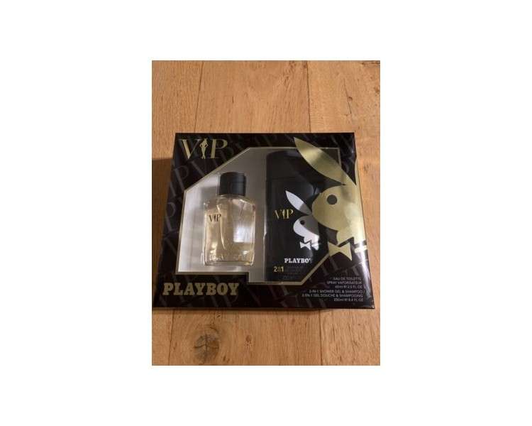 Playboy VIP Eau de Toilette 60ml and 2in1 Shower Gel & Shampoo Set