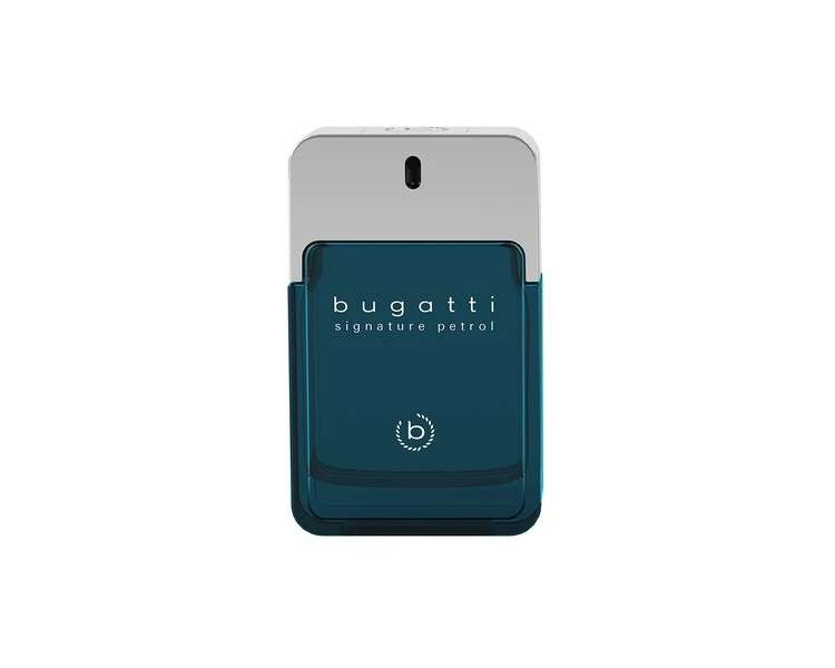 Bugatti Signature Petrol Men's Perfume 100ml - Fresh Eau de Toilette with Citrus and Aquatic Scent for Any Occasion - Fresh, Spicy, and Mystical