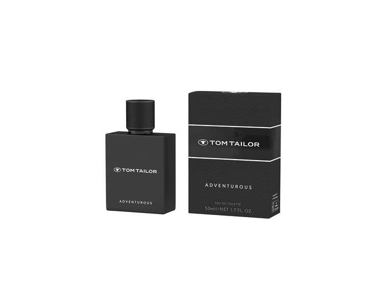 Tom Tailor Adventurous for Him EdT 50ml - Woody and Exciting Men's Fragrance with Bergamot, Lavender and Vanilla - Casual and Unique