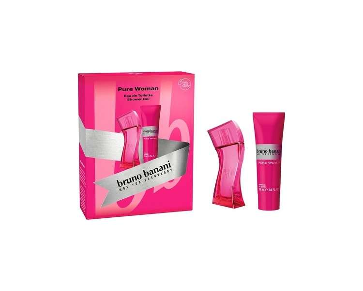 Bruno Banani Not For Everybody Pure Woman Gift Set - Eau De Toilette 30ml and Shower Gel 50ml