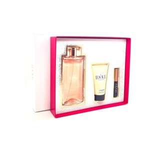 Lancome Idole Gift Set - 50ml Eau de Parfum + 50ml Body Lotion + 2.5ml Idole Lash 01 Glossy Black Mascara