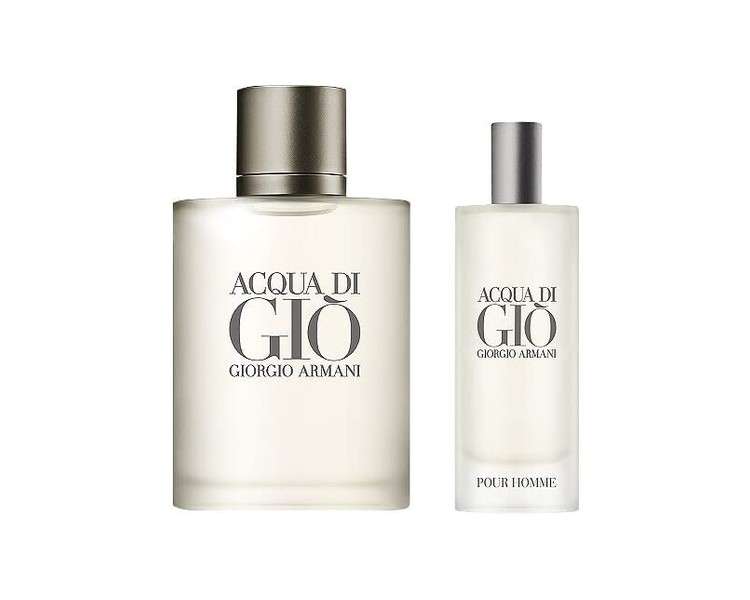 Giorgio Armani Acqua di Gio Eau de Toilette 50ml Spray+15ml Travel Spray