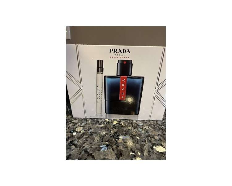 Prada Ocean Luna Rossa 3.3 Oz with 0.33 Oz Mini EDT Spray