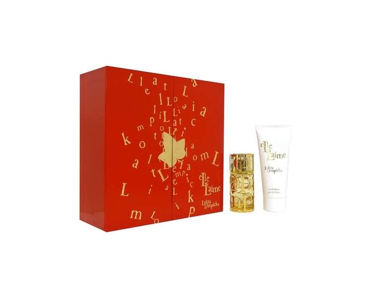 Lolita Lempicka Elle L'Aime Eau de Parfum & Body Lotion Gift Set for Her 40ml