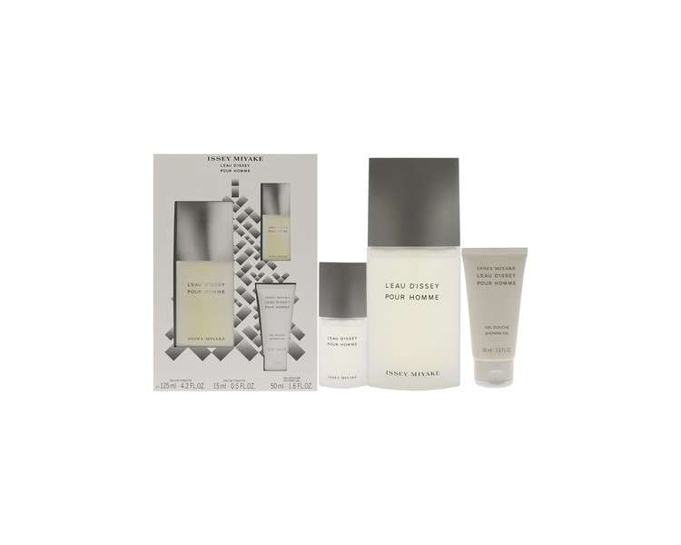 Issey Miyake L'eau d'Issey Pour Homme Men 3 Piece Gift Set