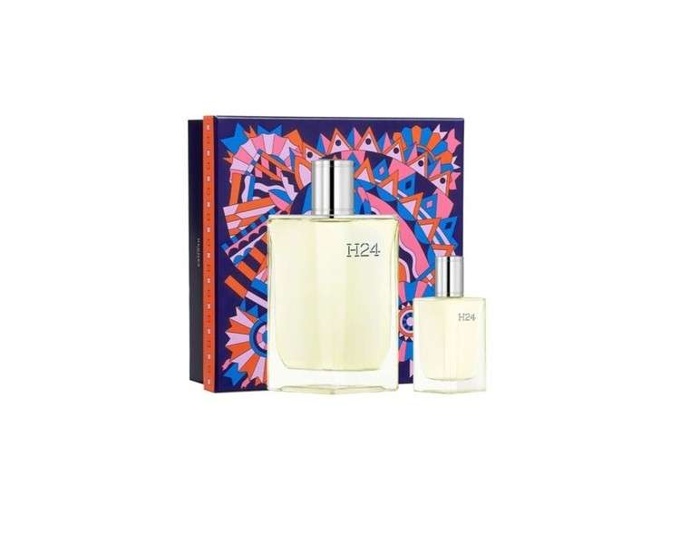 Hermes H24 Eau de Toilette Spray 100ml & Eau de Toilette Spray 12.5ml Gift Set for Men