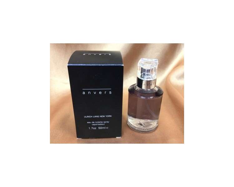 Antwerpen Ulrich Lang for Men 1.7oz EDT Woody Aromatic Perfume - New in Box