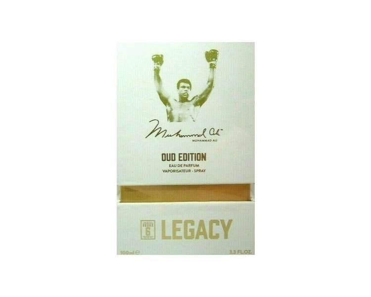 Muhammad Ali Oud Edition Legacy Round 6 EDP Spray for Men 3.3oz 100ml - New