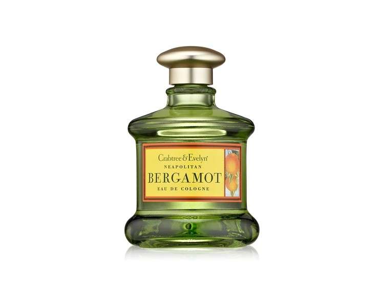 Crabtree & Evelyn Heritage Collection Eau de Cologne Bergamot 3.4 Fl Oz Neapolitan