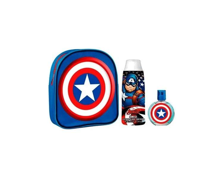 Capitán América Children's Perfume Set EDT - 3 Pieces