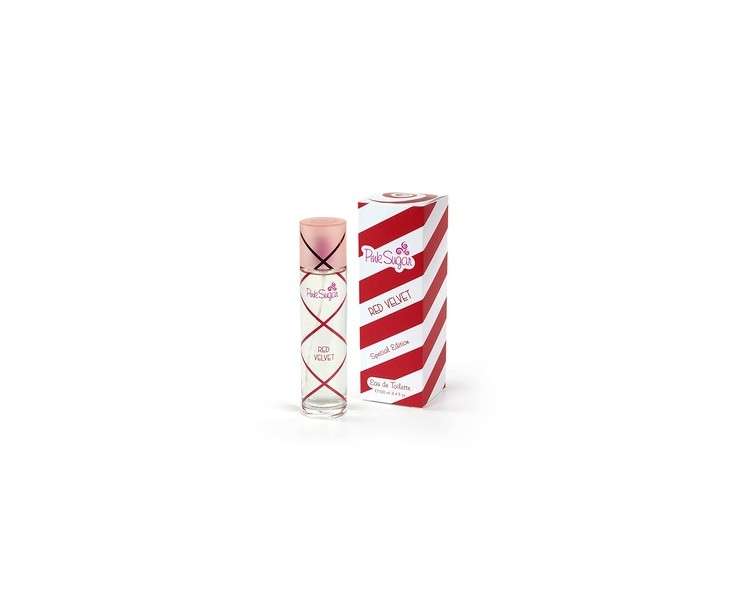Pink Sugar Red Velvet Holiday Gift Set for Women 3.4 Fl Oz Eau de Toilette Spray