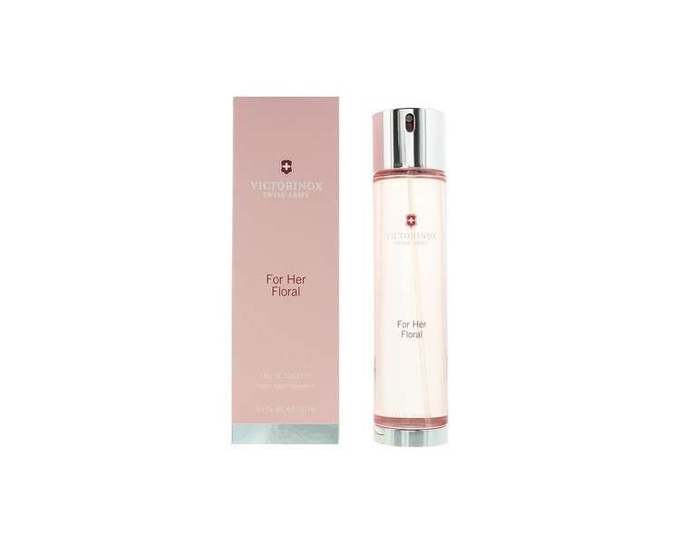 Victorinox Swiss Army For Her Floral Eau de Toilette for Women with Alpine Rose and Mandarin 100ml