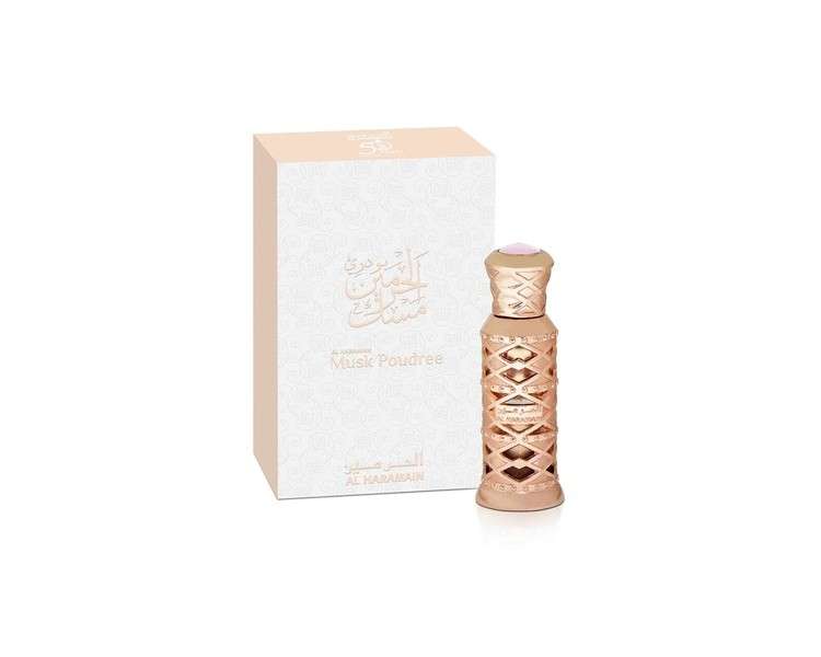 Al Haramain Musk Poudree Perfume Oil EDP Unisex 0.4 Fl Oz