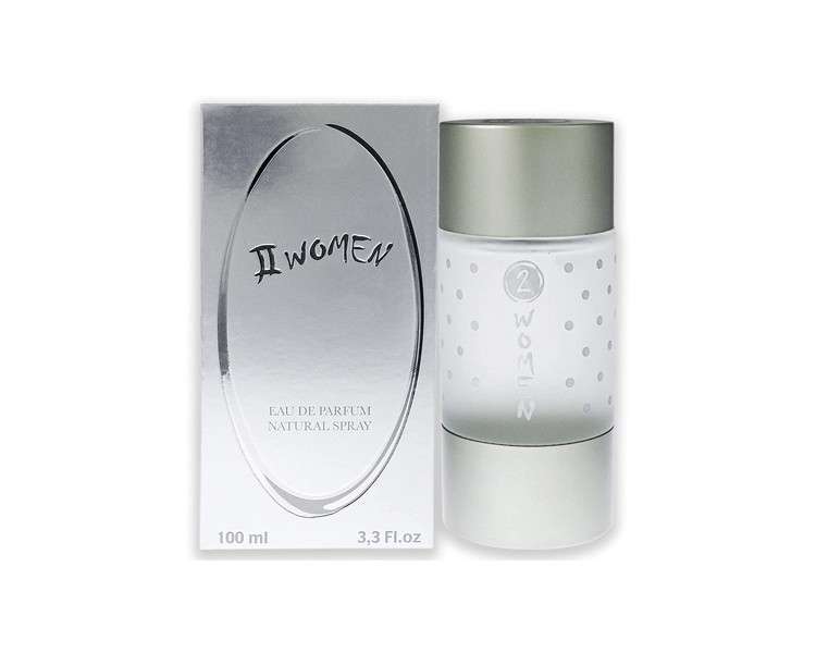 New Brand 2 Women EDP Spray 3.3 oz - Pack of 2