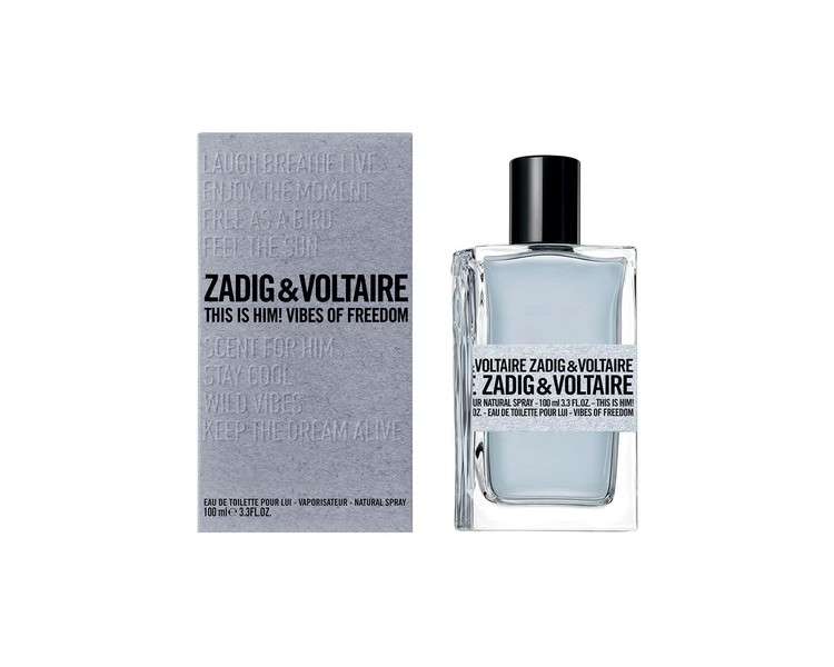 Zadig & Voltaire This is Him! Vibes of Freedom Eau De Toilette 100ml