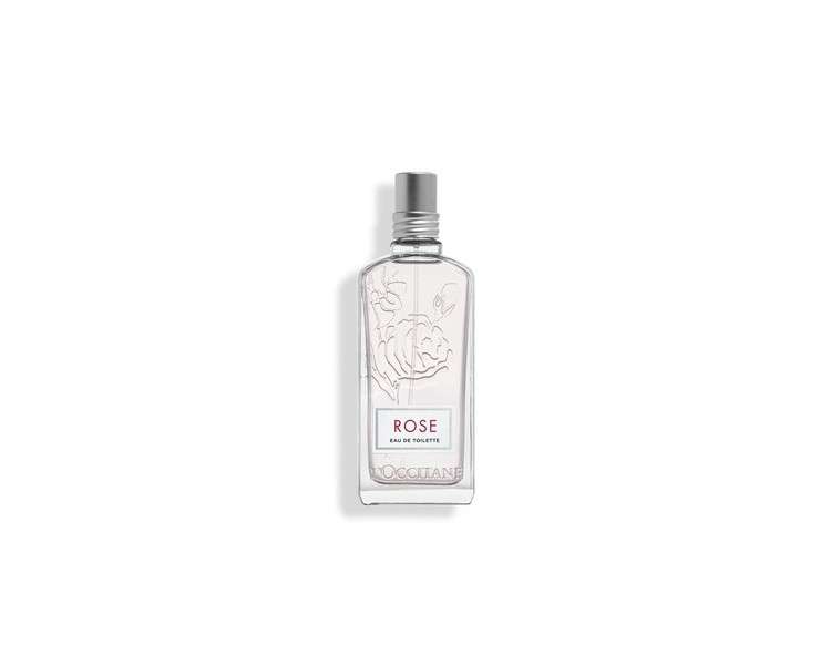 L'Occitane Rose Eau de Toilette 2.5 Fl.Oz Elegant and Tender Fragrance for Women