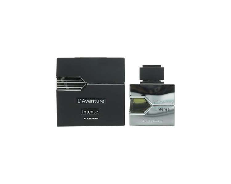 Al Haramain L'Aventure Intense for Men Eau de Parfum Spray 3.4 Ounce