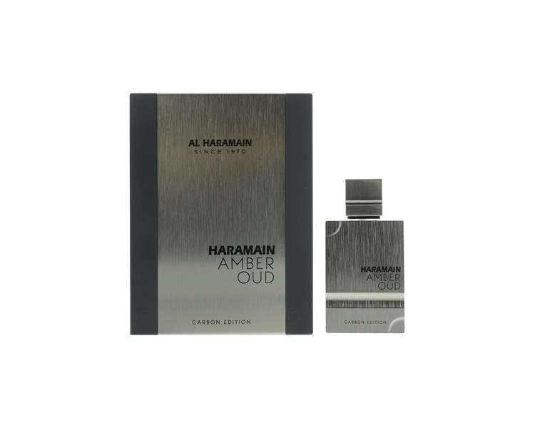 Al Haramain Amber Oud Carbon Edition for Men Eau de Parfum Spray 2.0 Ounce