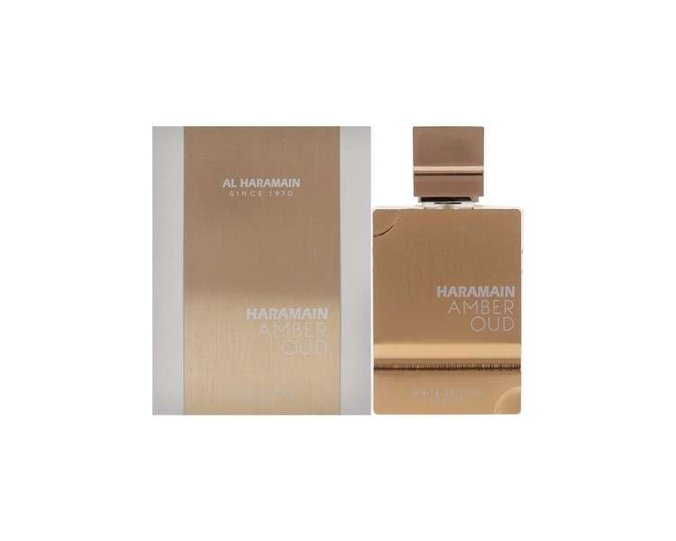 Al Haramain Amber Oud White Edition Eau De Parfum Spray for Unisex 3.4 Ounce