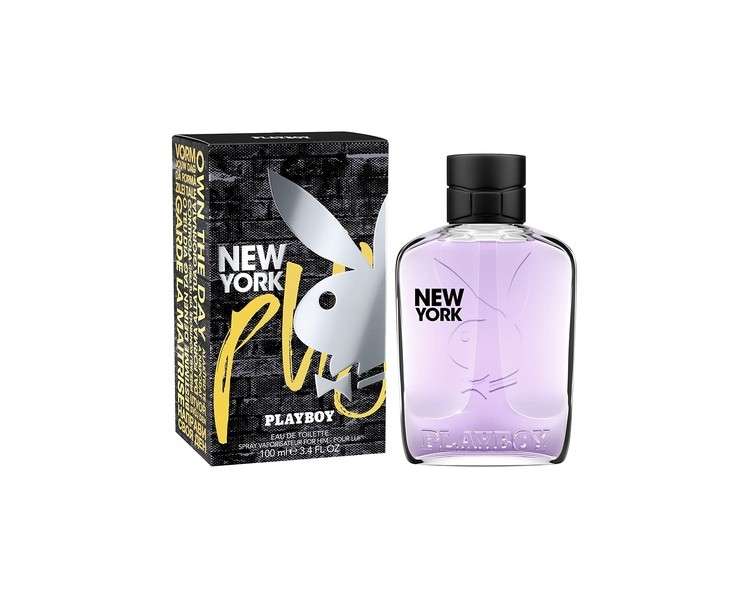 Playboy New York Eau De Toilette Spray 3.4 Ounce