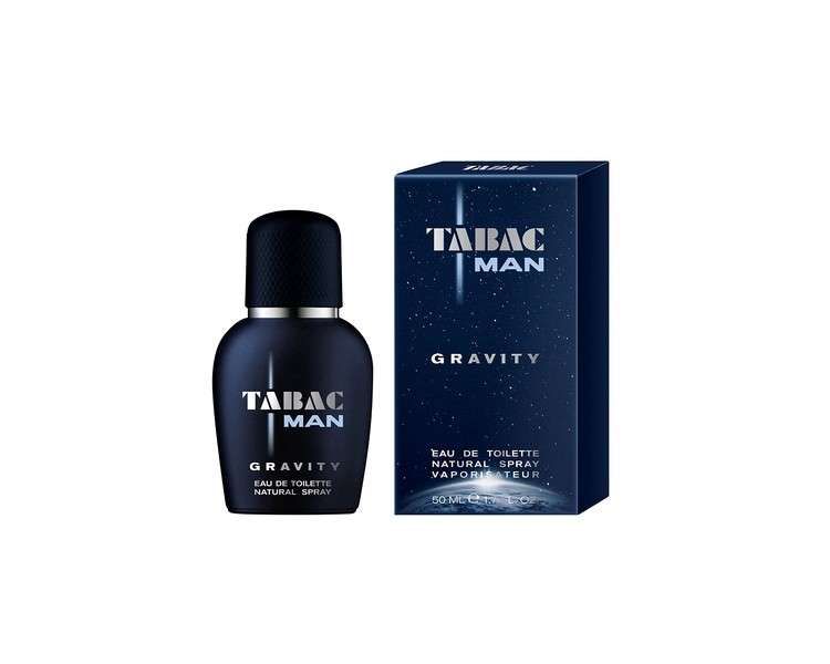 Tabac Man Gravity Eau de Toilette 50ml Natural Spray Vaporisateur - Bold, Masculine, Distinctive Scent for Modern Men