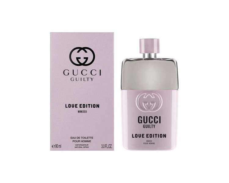 Gucci Guilty Love Edition 2021 Pour Homme Eau de Toilette 90ml