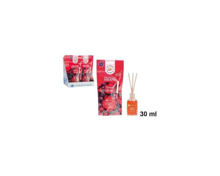 Mikado Red Fruits 30ml Ambient Perfume Diffuser with Sticks