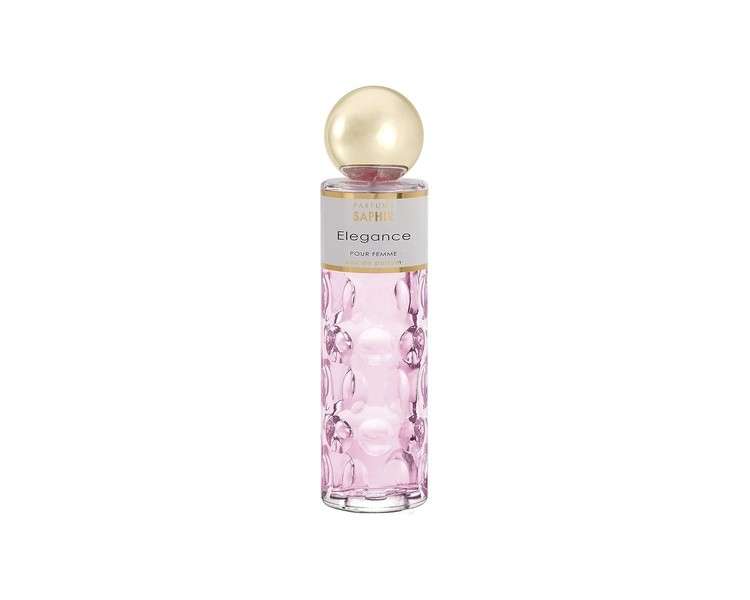 PARFUMS SAPHIR Elegance Eau de Parfum for Women 200ml - Black, Aromatic