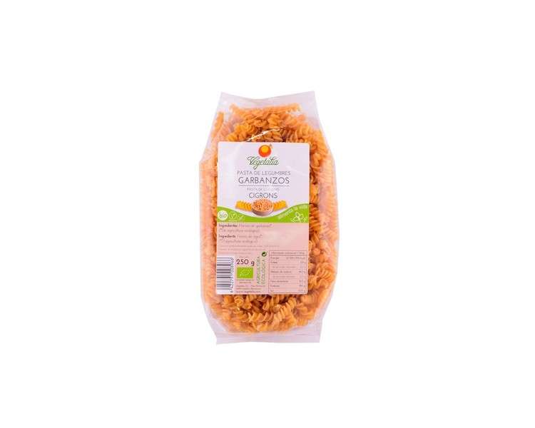 Vegetalia Espirales De Garbanzos Sin Gluten Bio 250G