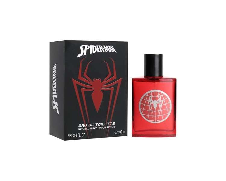 Spiderman Children's Fragrance in Cool Glass Flask 100ml - Marvel Gift for Boys, Perfume for Children and Adults