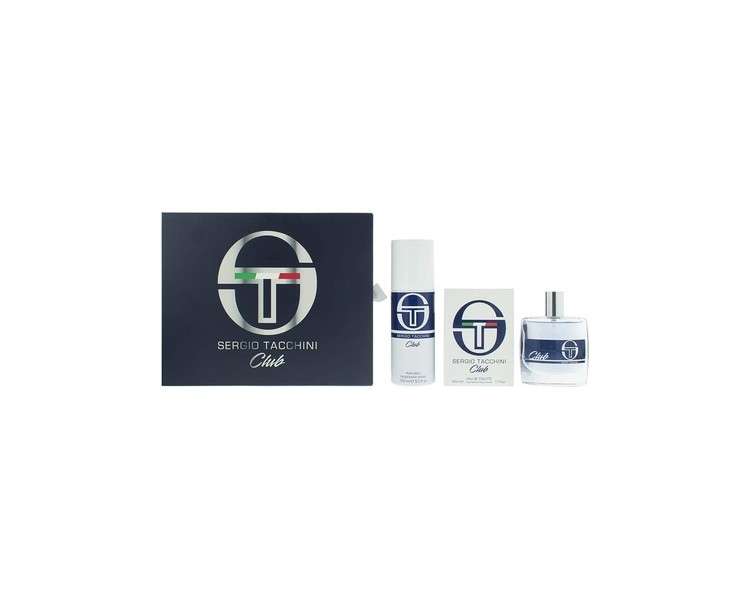 Sergio Tacchini Club Eau de Toilette 50ml and Perfumed Deodorant Spray 150ml Set