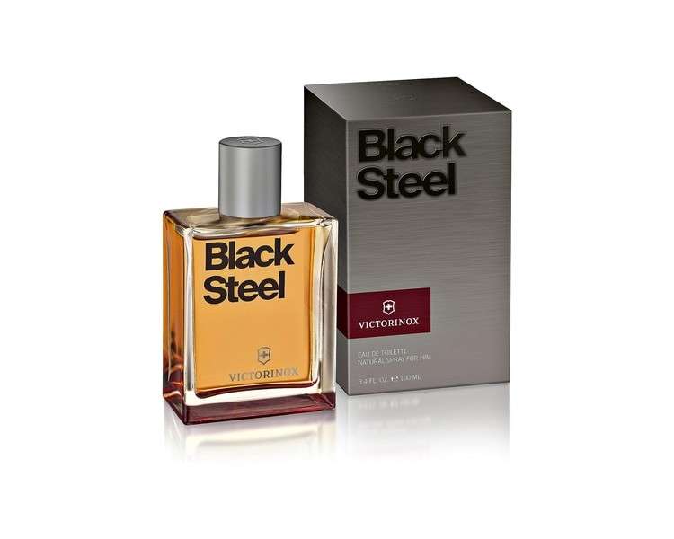 Black Steel by Swiss Army for Men 3.4 oz EDT Spray