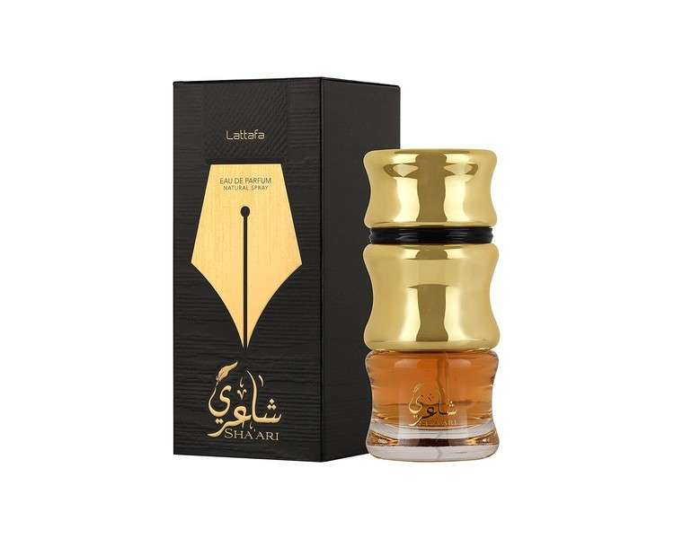 Sha'ari by Lattafa Spicy Sandalwood Fragrance Eau De Parfum Spray Halal Atar Perfume 100ml