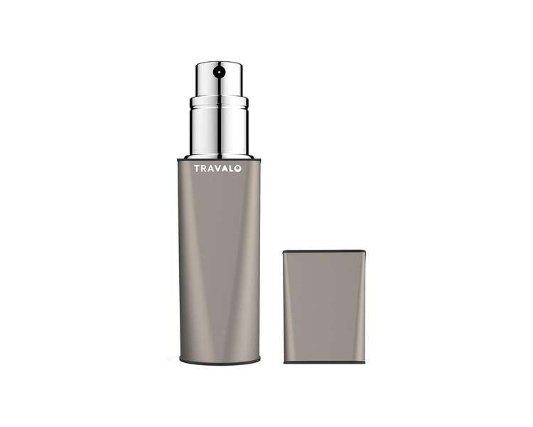 Travalo Obscura Perfume Atomizer Revamped Refill System Travel Size Pocket Perfume Dispenser TSA Approved Atomizer Air Exposure Proof Spray Bottle Grey Unisex 0.17oz