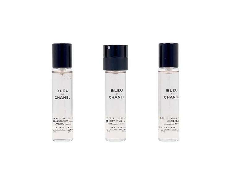 Chanel Bleu Eau de Parfum Spray Twist & Spray 3 Refills 20ml