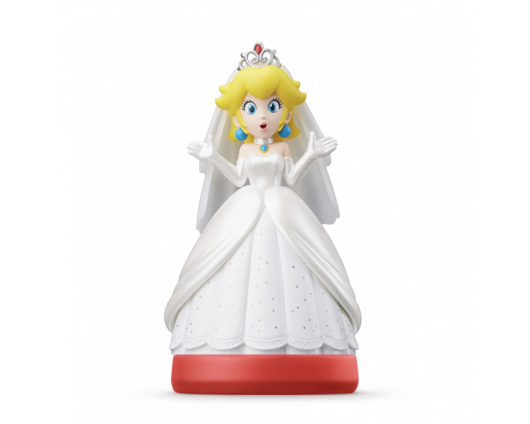 Nintendo Amiibo Peach in wedding outfit (Super Mario Collection)