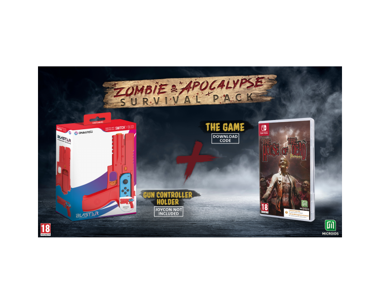 Zombie Survival Pack: House of the Dead Remake & Blaster (Code in Box)