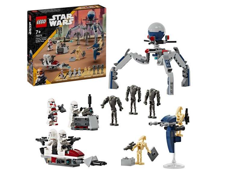 LEGO Star Wars - Clone Trooper™ & Battle Droid™ Battle Pa (75372)