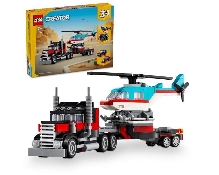 LEGO Creator - Flatbed Truck with Helicopter (31146)