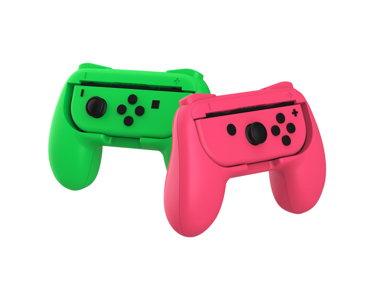 Subsonic Duo Control Grip Colorz - Pink & Green (Switch / Switch Lite / Switch Oled)