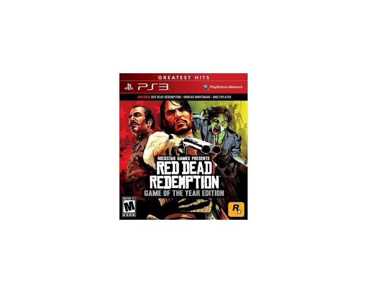 Red Dead Redemption (Game of the Year Edition) (Import) Juego para Sony PlayStation 3 PS3