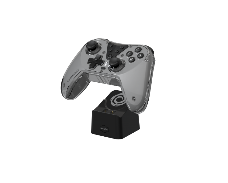 Nintendo Switch Oniverse Astralite Controller Controlador Mando Inalambrico Smoked Negro inkl. Charging Station