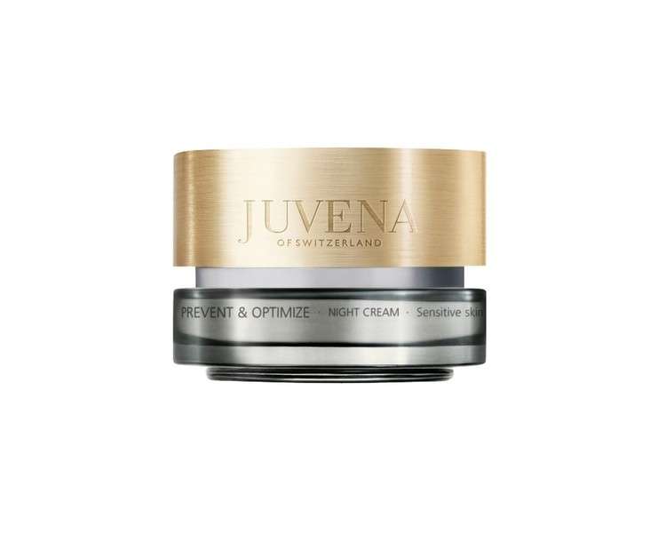 Juvena Prevent and Optimize Night Cream for Sensitive Skin 1.7 Ounce