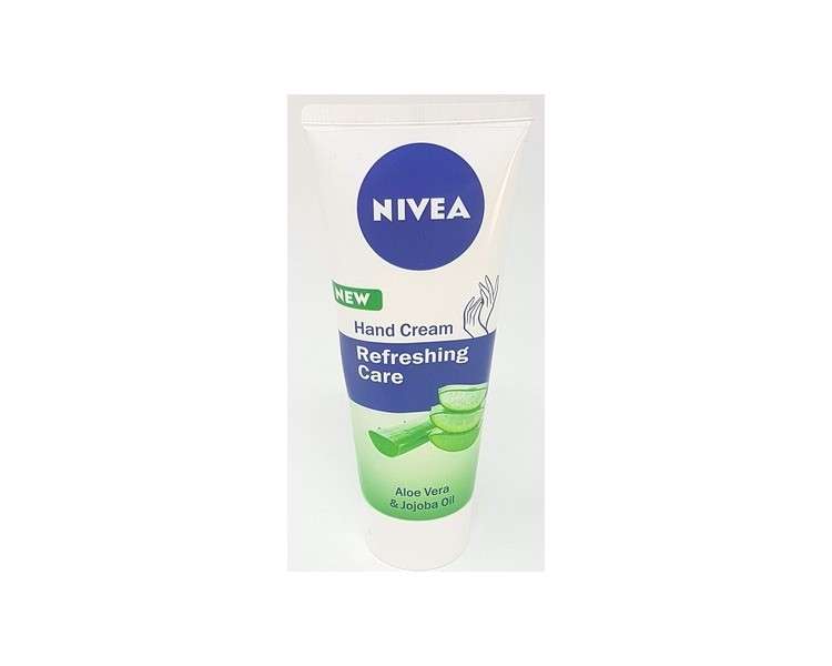 Nivea Refreshing Care Hand Cream with Aloe Vera Extract and Jojoba Oil 75ml